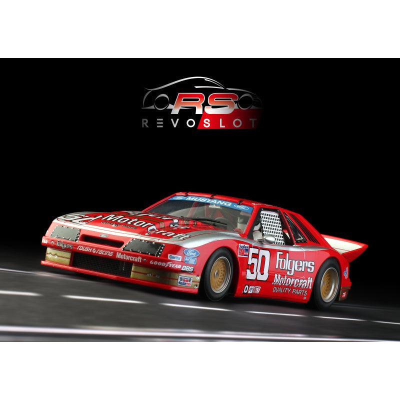 RevoSlot RS0318 Ford Mustang GTO #50 Roush Racing Daytona 1985 1:32 Slot Car