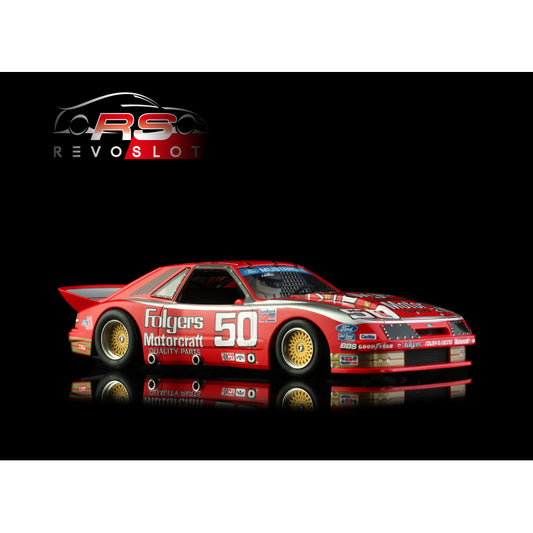 RevoSlot RS0318 Ford Mustang GTO #50 Roush Racing Daytona 1985 1:32 Slot Car