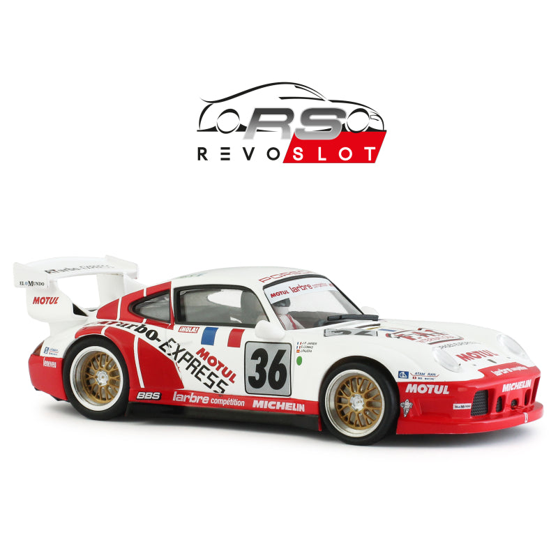 RevoSlot RS0321 Porsche 911 GT2 Evo Larbre Competition #36 Le Mans 1995 (1/32) Slot Car