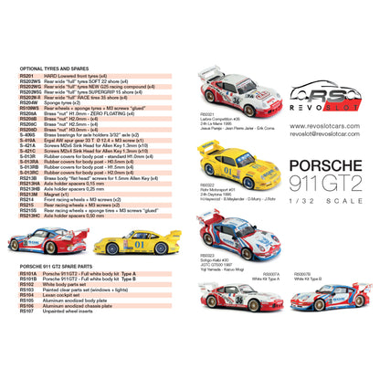 RevoSlot RS0321 Porsche 911 GT2 Evo Larbre Competition #36 Le Mans 1995 (1/32) Slot Car