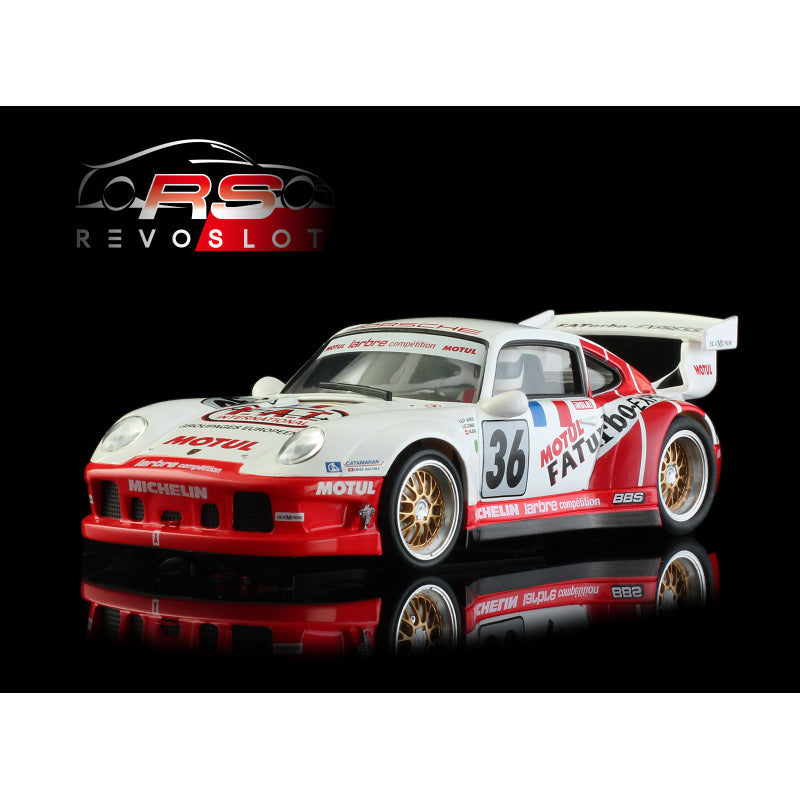 RevoSlot RS0321 Porsche 911 GT2 Evo Larbre Competition #36 Le Mans 1995 (1/32) Slot Car