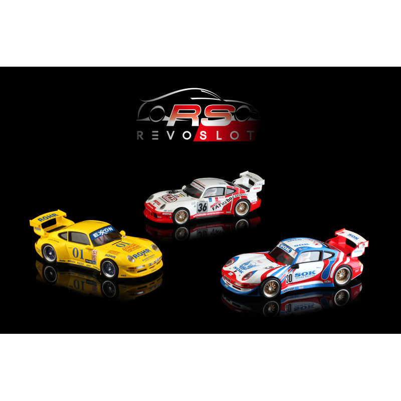 RevoSlot RS0321 Porsche 911 GT2 Evo Larbre Competition #36 Le Mans 1995 (1/32) Slot Car