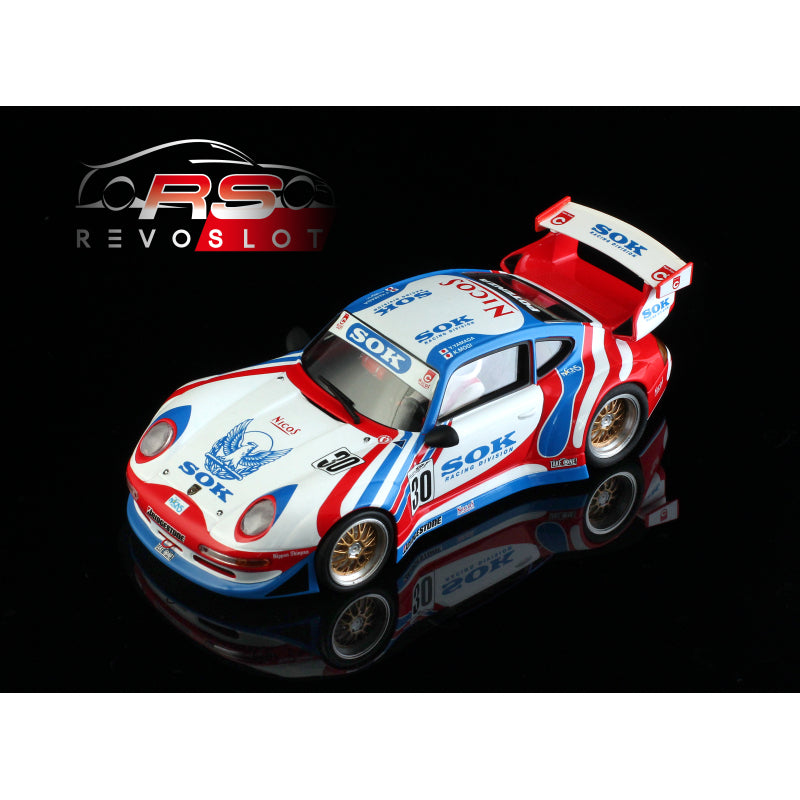 RevoSlot RS0323 Porsche 911 GT2 Sogo-Keibi #30 JGTC 1996 (1/32) Slot Car