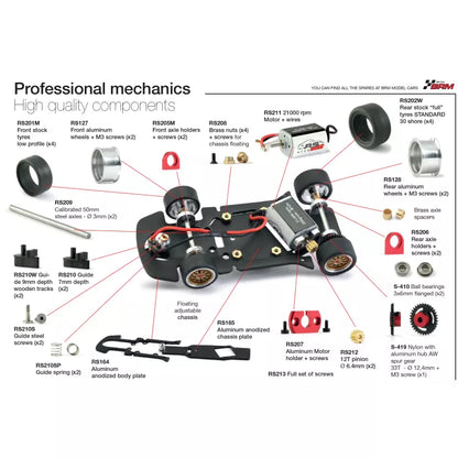 RevoSlot RS0065 - Porsche 911 GT1 - White Kit