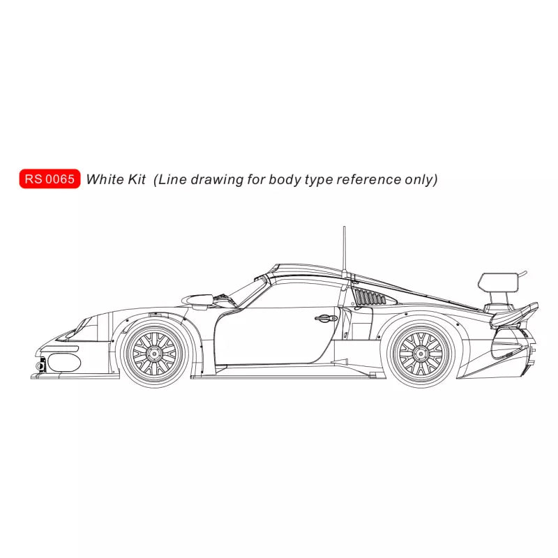 RevoSlot RS0065 - Porsche 911 GT1 - White Kit