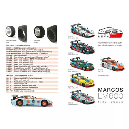 RevoSlot RS0071 - Marcos LM600 - Martini white #88
