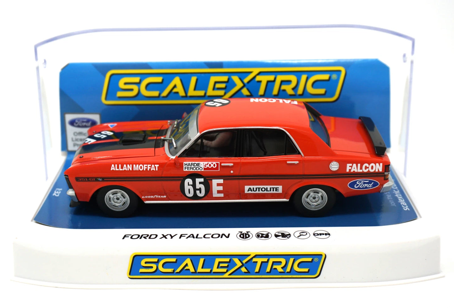 Scalextric C3928 - Ford XY Falcon - Bathurst 500 Winner 1971 #65 Allan Moffatt