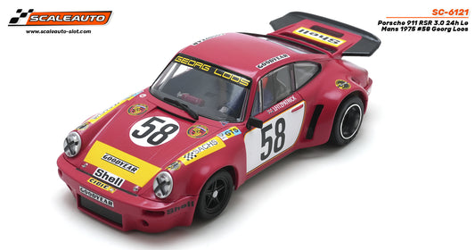 Scaleauto SC-6121R – P911 RSR 3.0 24H LM 1975 #58  - R chassis