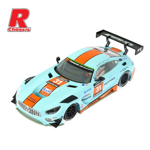 Scaleauto SC-6355R - Mercedes AMG GT3 #31 - Gulf Oils - Silverstone 12Hrs