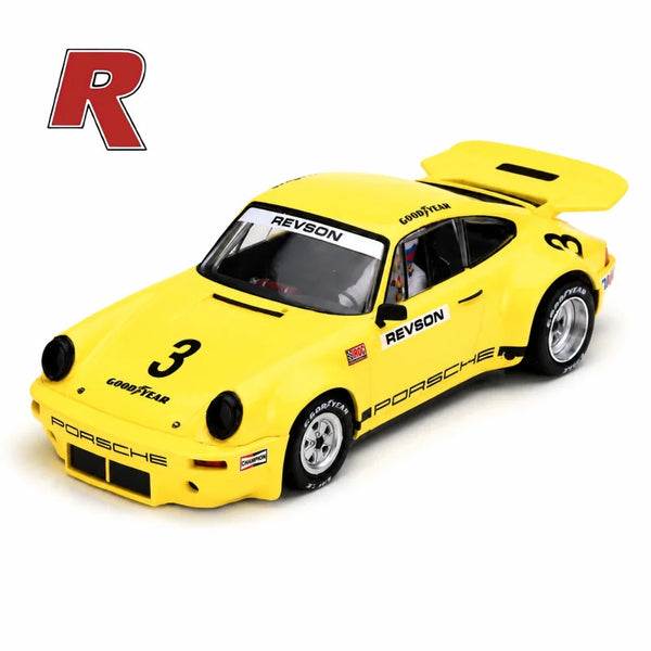 Scaleauto SC-6392R Porsche 911 RS #3 Peter Revson 1973 IROC Riverside 3rd Race Version - Latest Slot Car Arrival at W.A.R. Raceway