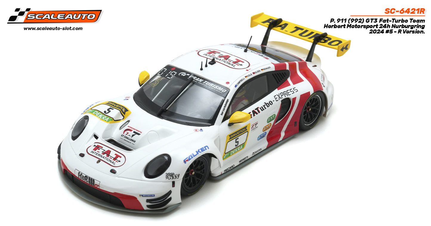 Scaleauto SC-6421R - Porsche 911 RSR #5 24Hrs of Nurburgring