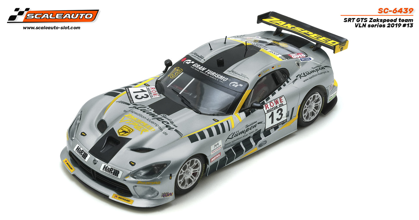 Scaleauto SC-6439R – Dodge Viper GTS-R #13 Zakspeed Racing VLN Series '19