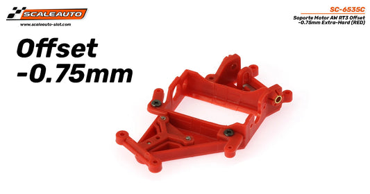 Scaleauto SC-6535C RT3 Anglewinder Motor Mount 0.75mm Offset Extra Hard