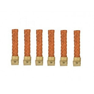 Scaleauto SC-1646A - Braid with Clips, for 4.8mm guides, pack of 6