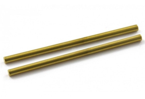 Scaleauto SC-1212b - 2.38mm (3/32") x 60mm Rectified steel axle gold surface