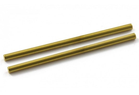 Scaleauto SC-1212b - 2.38mm (3/32") x 60mm Rectified steel axle gold surface