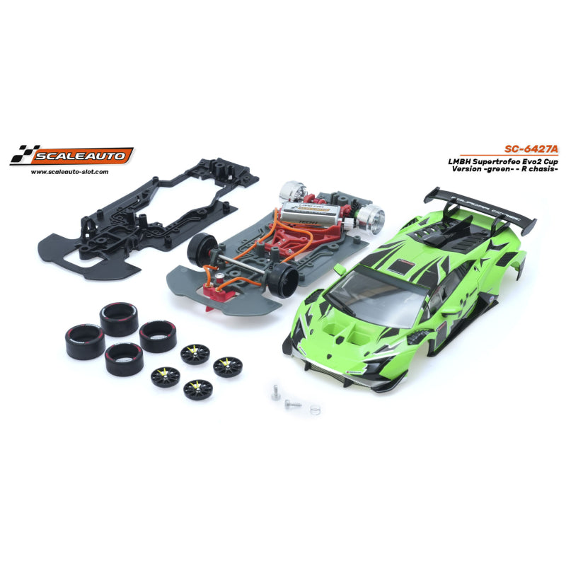 Scaleauto SC-6427A - Lamborghini Super Trofeo EVO 2 - Cup Version - Green - R-chassis