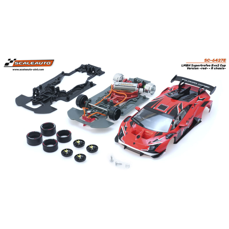 Scaleauto SC-6427E - Lamborghini Super Trofeo EVO 2 - Cup Version - Red - R-chassis