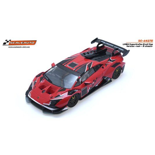 Scaleauto SC-6427E - Lamborghini Super Trofeo EVO 2 - Cup Version - Red - R-chassis