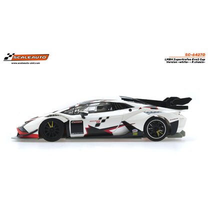 Scaleauto SC-6427D - Lamborghini Super Trofeo EVO 2 - Cup Version - White - R-chassis