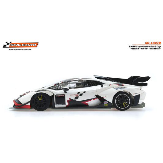 Scaleauto SC-6427D - Lamborghini Super Trofeo EVO 2 - Cup Version - White - R-chassis