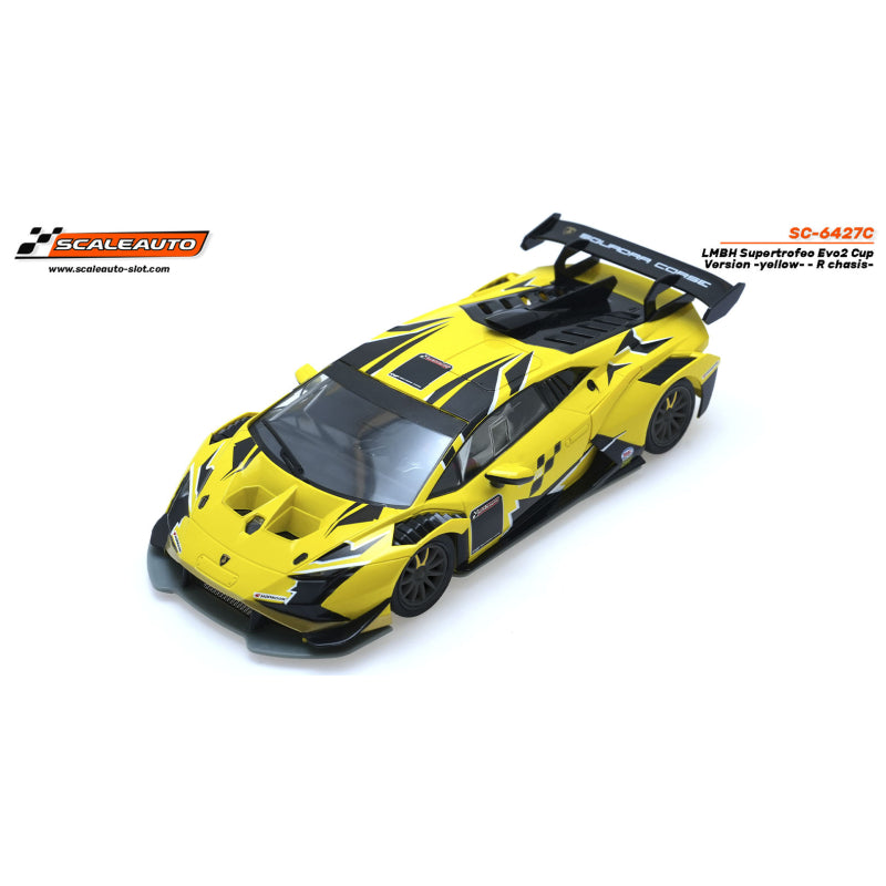 Scaleauto SC-6427C - Lamborghini Super Trofeo EVO 2 - Cup Version - Yellow - R-chassis