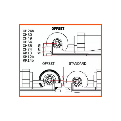 Slot.it GO23-Al - 23T Offset Crown Gear - Aluminium Insert