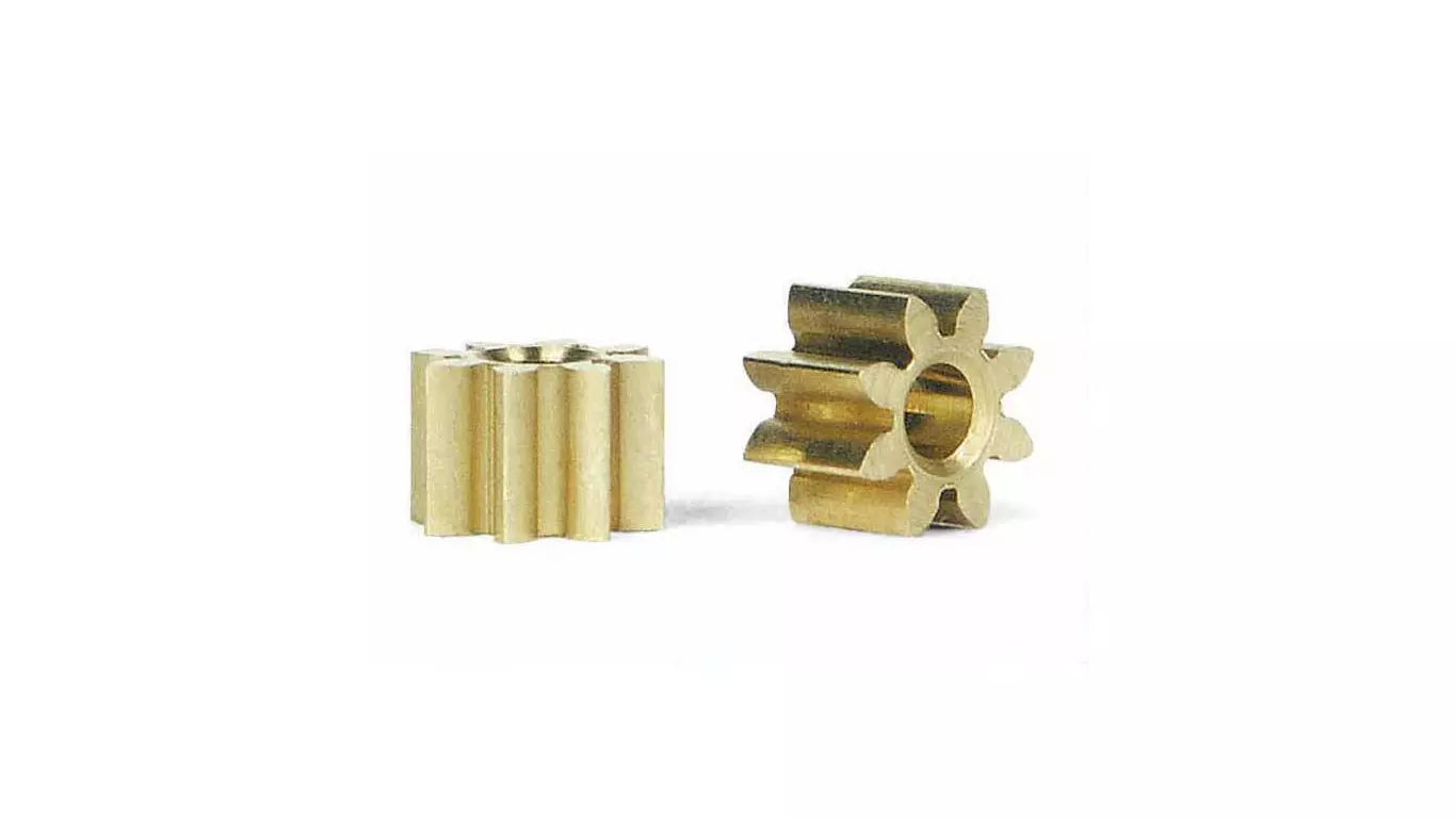 Slot.it PI08 - 8T Inline Brass Pinion Gear (5.5mm)