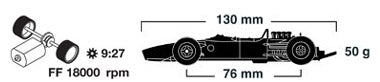 Scalextric C3311 - Team Lotus 49 Jim Clark #9